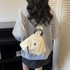 Schoolbag Fashion and lightweight nylon backpack New casual multi-functional single shoulder oblique span bag Versatile small backpack