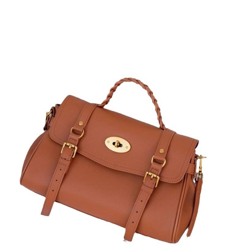 Top Layer Cowhide Messenger Bag with Commuter Tote Classic Crossbody Bag