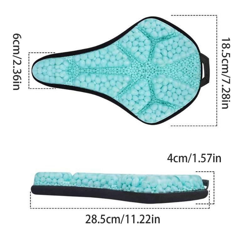 Comfortable Exercise Bike Seat Cover Bicycles Saddles Replacement NonSlip Thicken Cycling Seat Cushion for Women Men