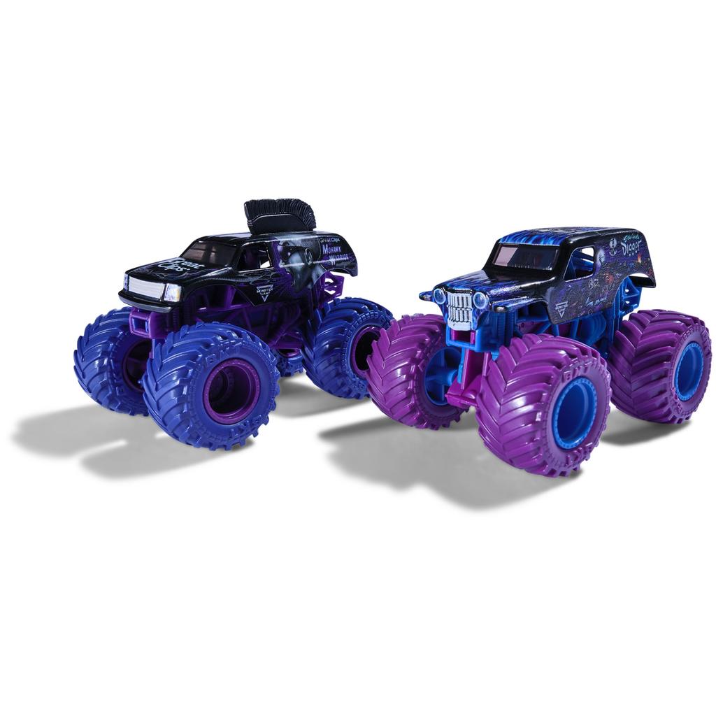 Monster Jam, Official Series 29 Diecast Monster Truck, 1:64 Scale, Kids Toy for Boys Ages 3+ (Mohawk Warrior Vson-uva Digger).