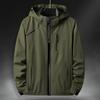 Casual Waterproof Jackets for Men Hooded Breathable Coats Men Spring Autumn Outwear Windbreaker Tourism Raincoat Plus Size
