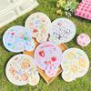 Reflective Version of The Panda Round Fan High Value Ins Round Fan Cute Cartoon Folding Lightweight Suitable for Taking Photos
