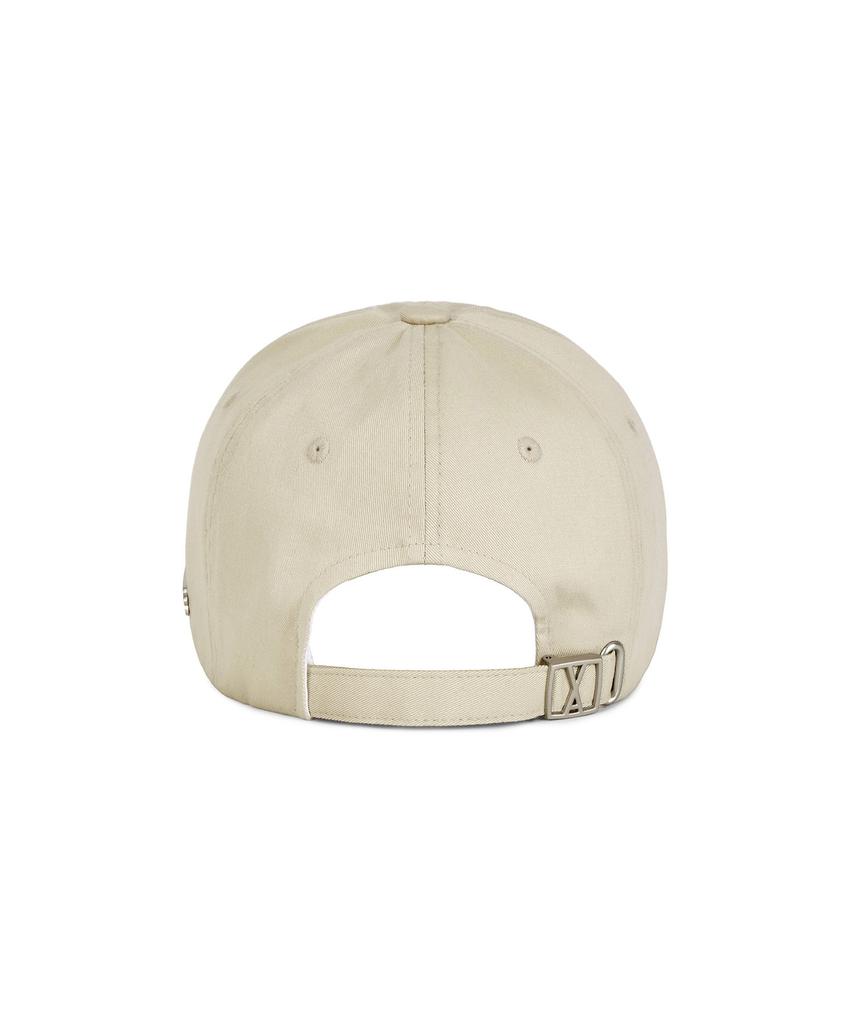 Bajal Flag Studded Ball Cap Beige
