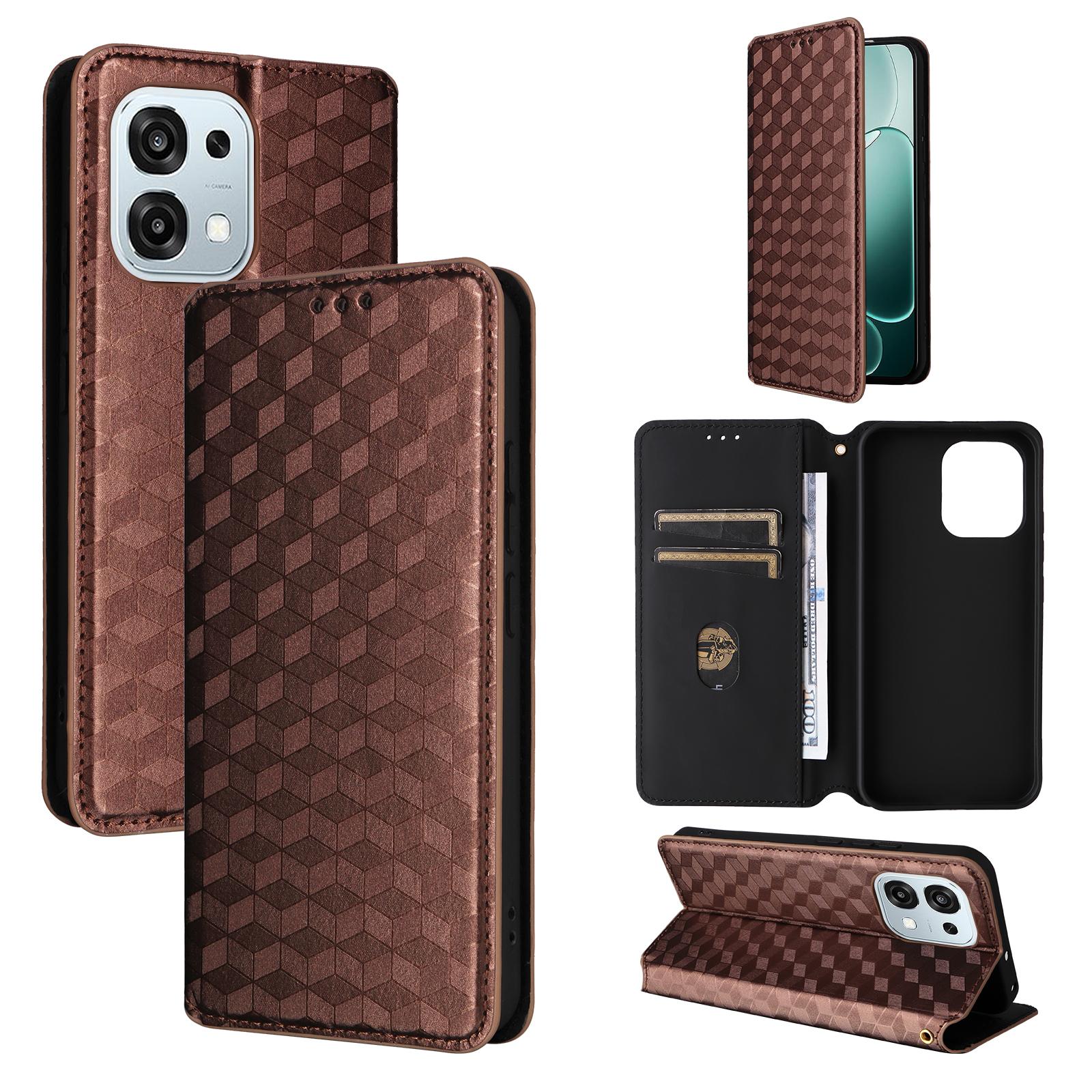 

Чехол-книжка для OPPO A6 Pro Чехол для телефона из искусственной кожи Полная защита корпуса [Блокировка RFID] Защитные чехлы for OPPO A6 Pro коричневый