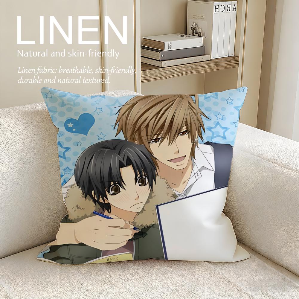 Anime Sekaiichi Hatsukoi Cushion Cover Pillowcase Set Pcs x x Breathable Washable Sofa Cushion Cover