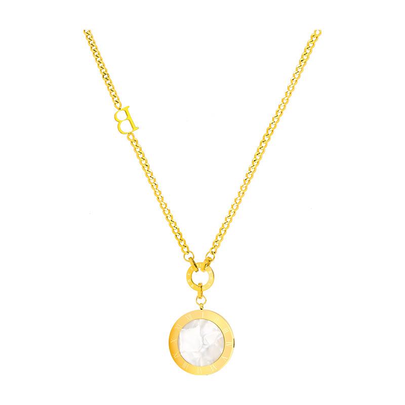 B Letter Pendant Retro Sweater Chain - 2024 Trendy Hip-Hop Jewelry for Autumn/Winter