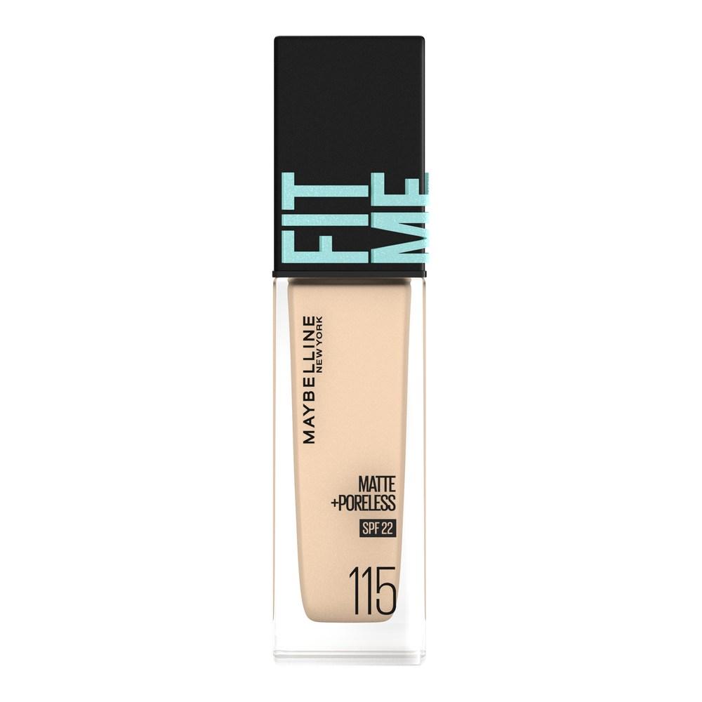 

Maybelline Fit Me Matte Poreless SPF 22 30 мл, Нет. 115 Слоновая кость, 1 шт.