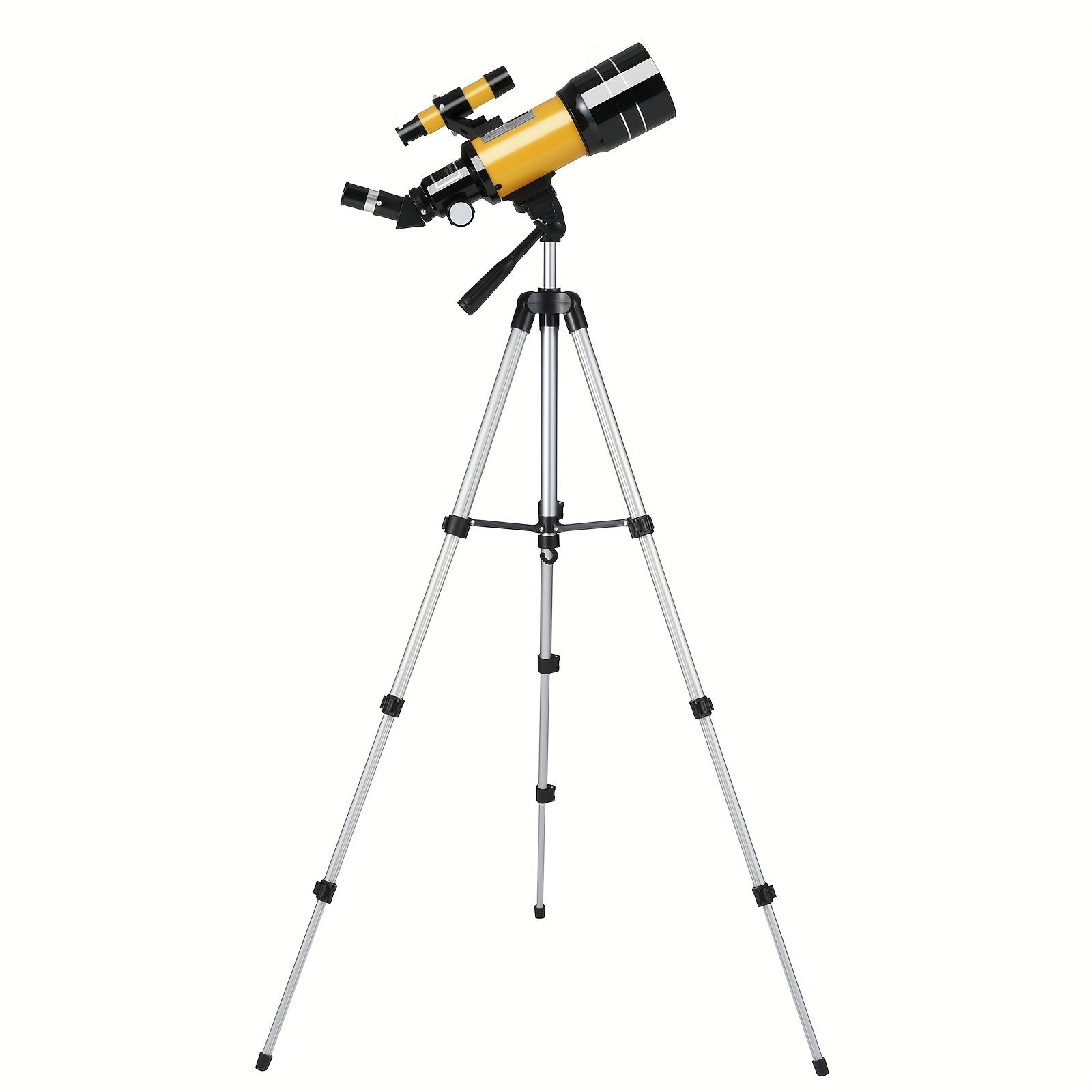 Professionelles F30070 HD Refraktorteleskop 150-fache Vergrößerung Leicht Tragbar Ideal für Konzerte Camping und Outdoor