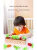 Montessori Radish Pulling Puzzle: Fine Motor Skill Toy for Ages 2-5