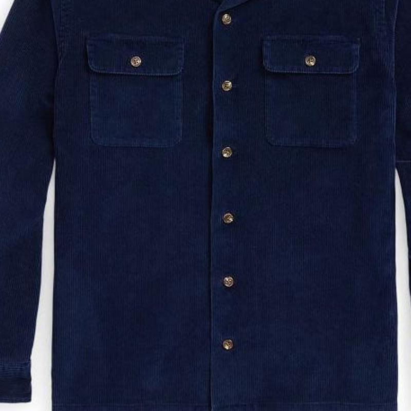 Polo Ralph Lauren SS23 Solid Color Long Sleeve Shirt Men Shirts Blue MNPOWOV16822710-410