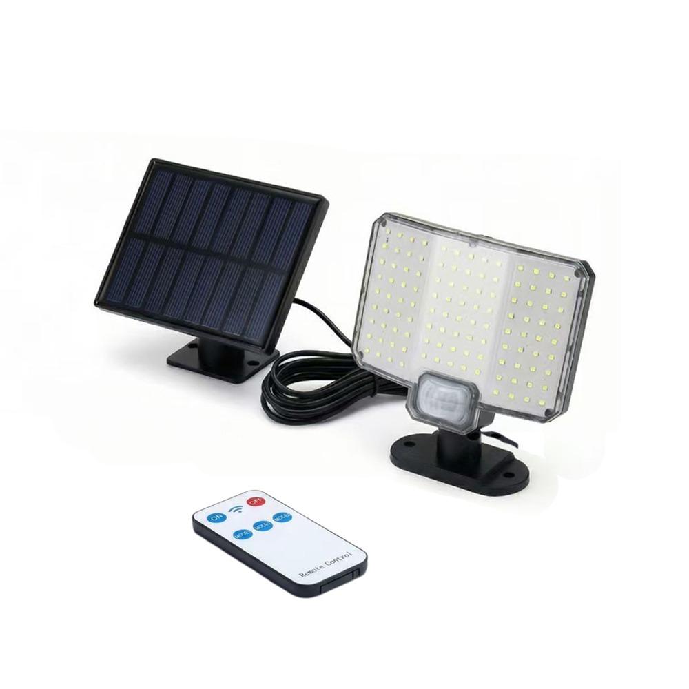 3 Mode Solar Wall Lamp Split Design Waterproof Motion Sensor Light 112/144 LED Energy Saving Outdoor Wall Lights Outside