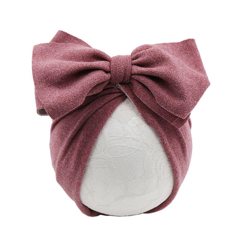 Baby Hat Girls Bows Turban Hat Infant Photography Props Kids Beanie Children Cap