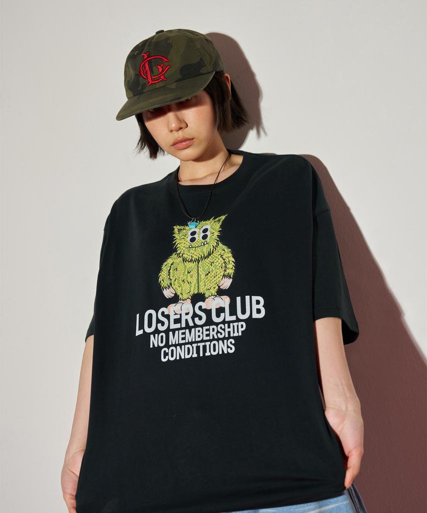 Lujeoseukeulleob Yeti Graphic Short Sleeve T-Shirt Black