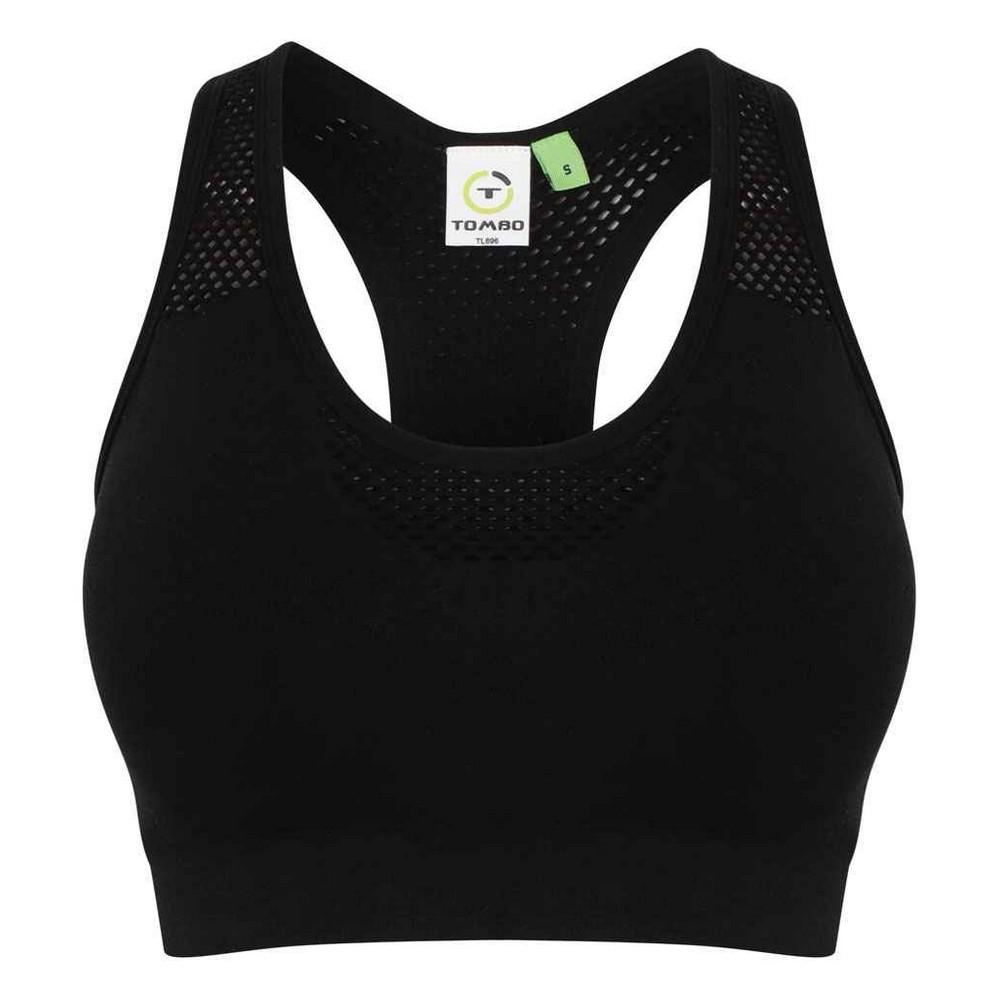 Tombo Womens/Ladies Plain Seamless Sports Bra