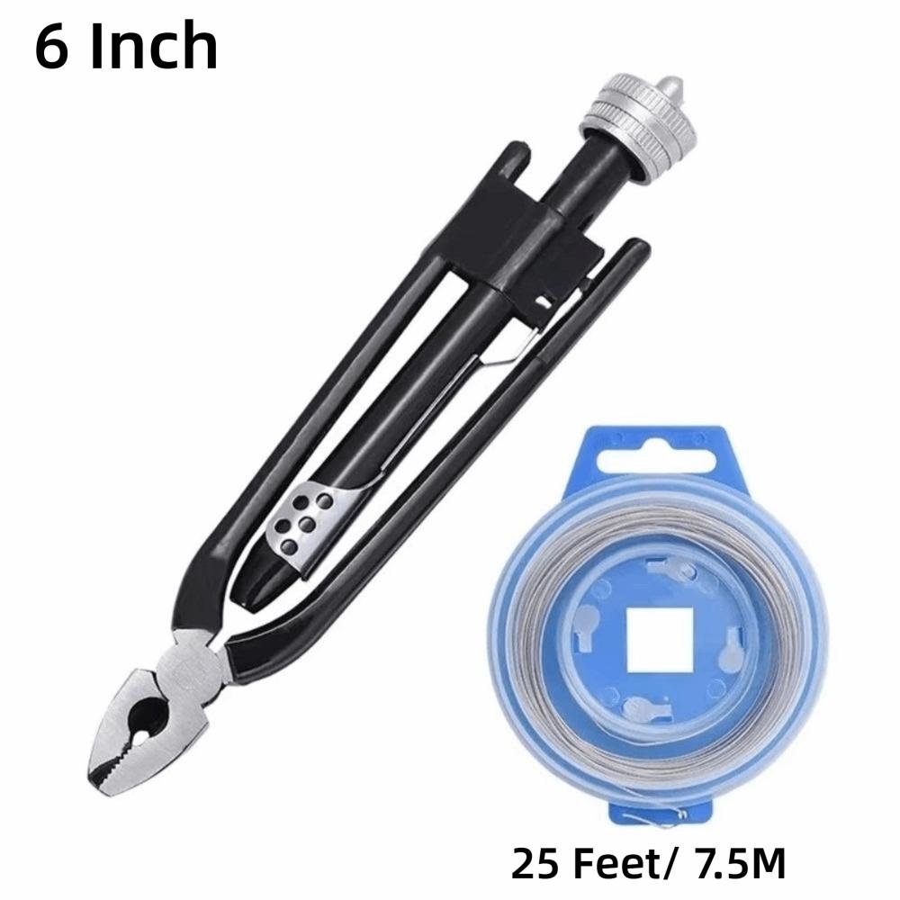 High Carbon Steel Safety Wire Plier Stainless Steel Wire One-Way Twister Wire Twisting Tool 21cm Length 15m Fuse Wire