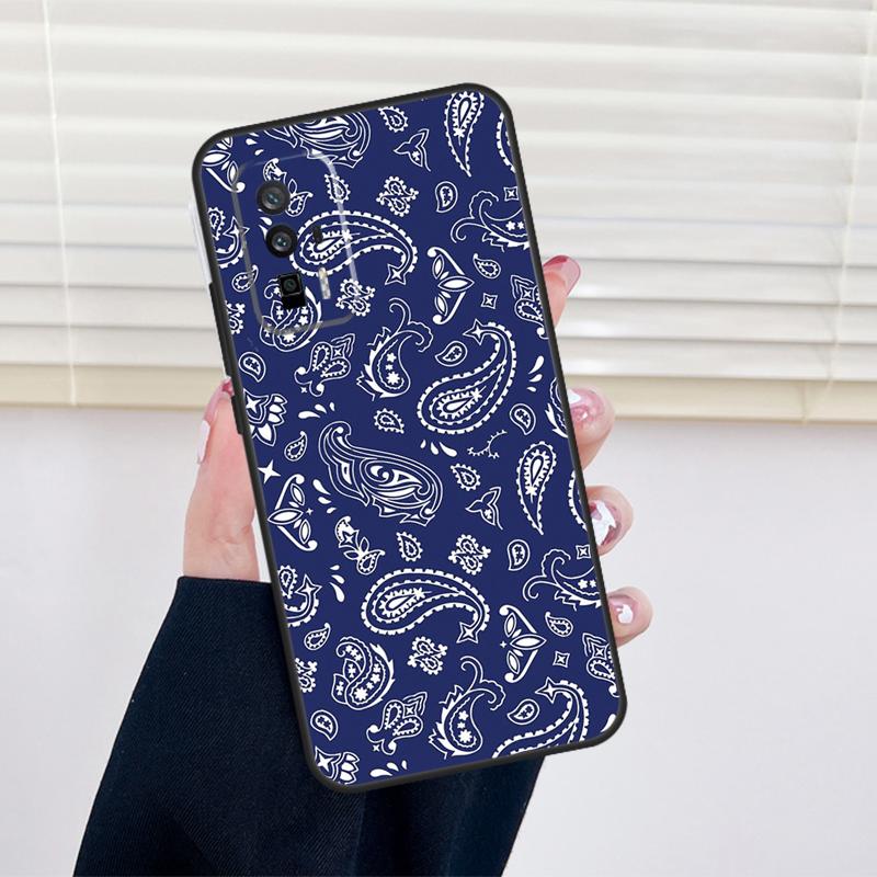 Paisley Bandana Cover For Xiaomi 13 14 15 Ultra 11T 12T 13T 14T Pro POCO X7 Pro X3 X5 X6 M6 F5 F6 Pro Case
