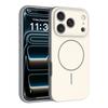 Suitable for 17pm mobile phone case, simple and advanced magnetic attraction, Apple 16 skin feeling pc + tpu anti-drop mobile phone case with lanyard.