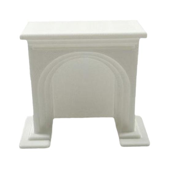 yangyizhi 3D Printed Mini Fireplace, Micro Scene Furniture, Desktop Decoration for Room Box, Model Display Accessory