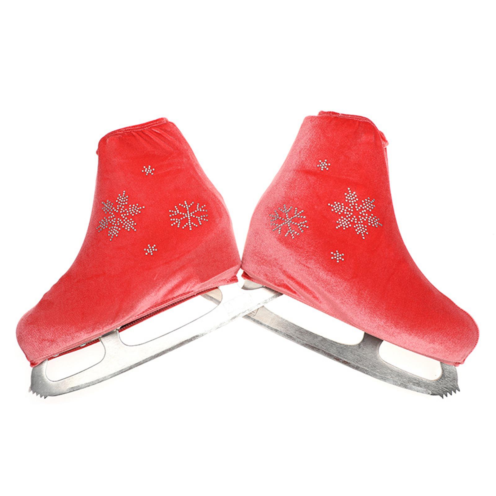 Чехлы для фигурных коньков эластичные, защита для ледовых коньков, чехлы для уличных коньков, защита для ботинок и ледовых коньков, прочные 6