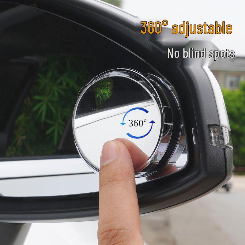 HD 360° Blind Spot Auxiliary Rearview Mirror with Suction Cup