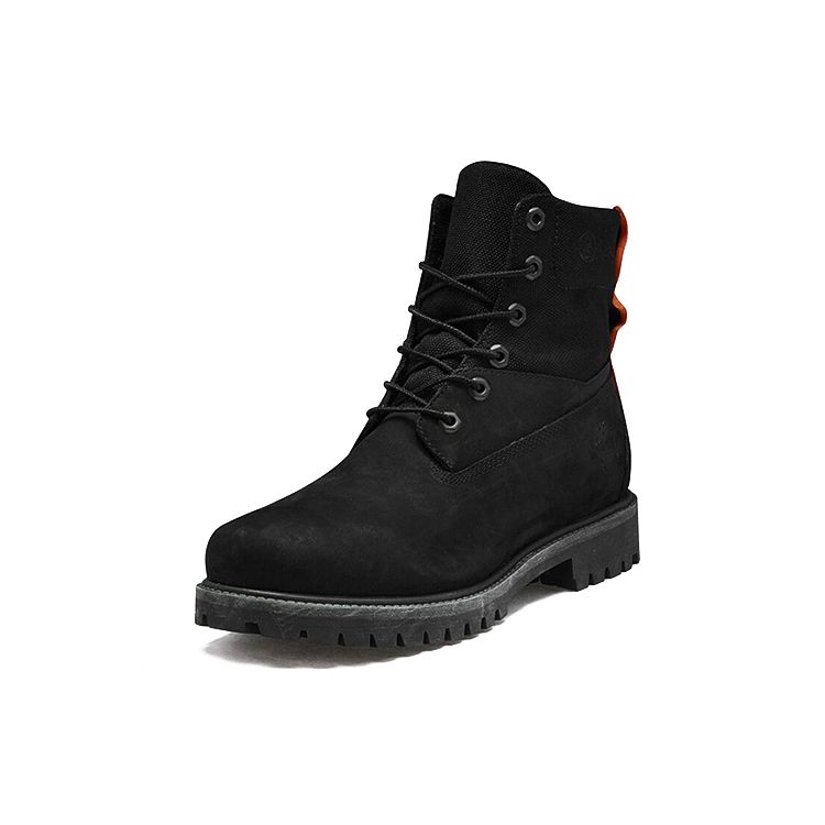 Timberland Premium Series Durable Shock Absorbing Comfortable Versatile Short Outdoor Boots Men Boots Black A2DPJ