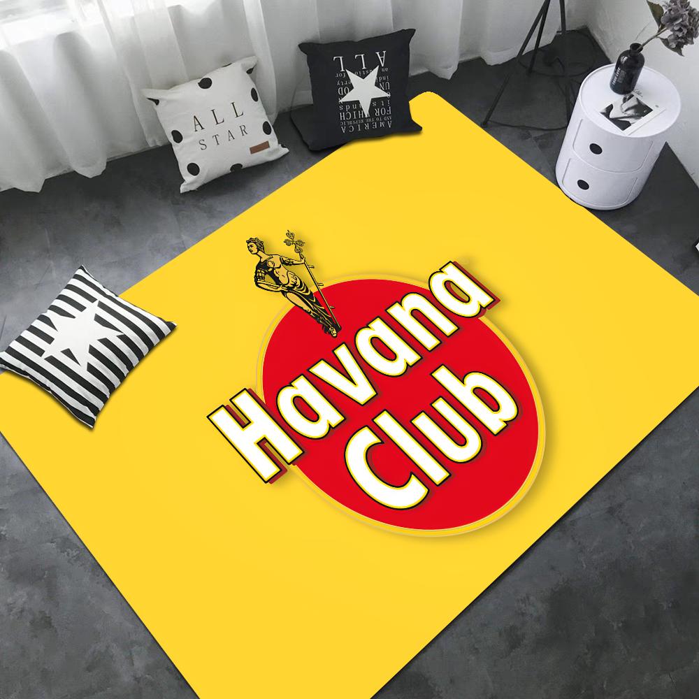 Havana Club Bathroom Mat Retro Multiple Choice Living Room Kitchen Rug Non-Slip Bedside Mats