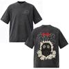 Camiseta Gráfica Lavada Vintage Anime Dorohedoro Kaiman Shin Ropa para Hombre y Mujer Moda Hip Hop Streetwear Top Y2K Gótico Algodón Camisetas Oversize