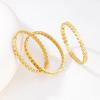 18K Gold Plated European-Style Titanium Steel Women's Bracelet: Luxurious, Trendy, and Versatile Fashion Accessory.