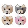 Soft And Safe Round Cotton Woven Storage Basket for Childrens Toy Bear Design Multipurpose Round Cotton Rope Organizers