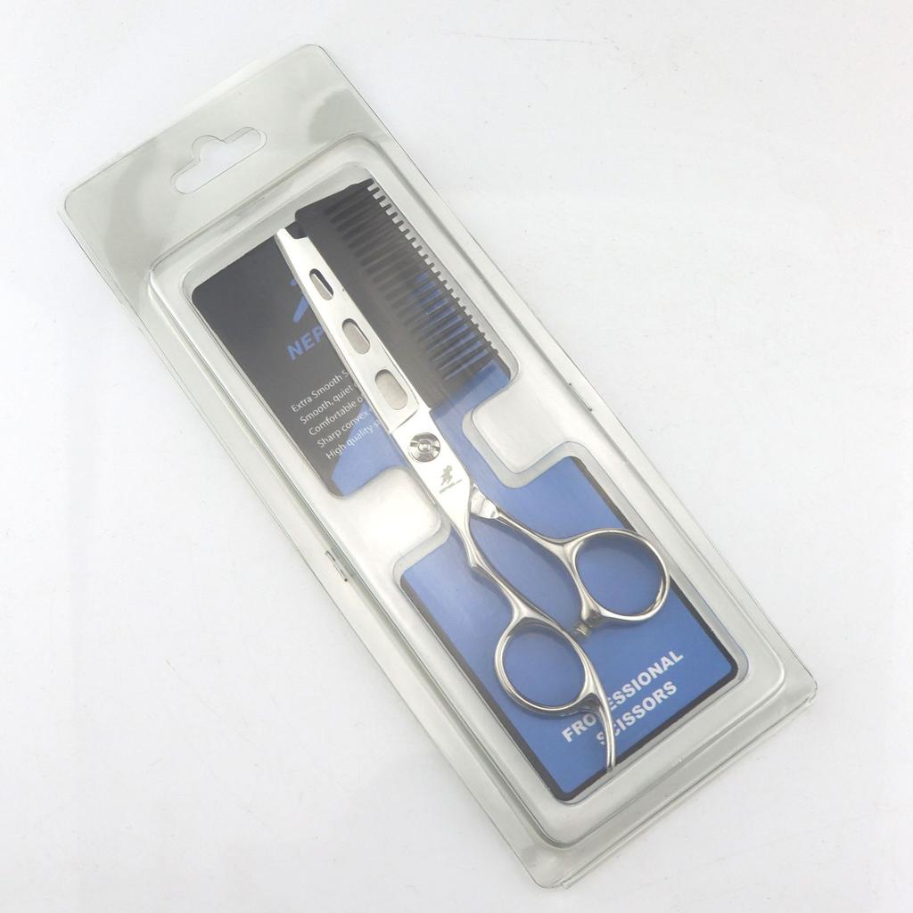 6.0 Inch Hair Scissors with Comb, Personalized Hair Scissors, Haircut, Flat Cut Bangs Cut