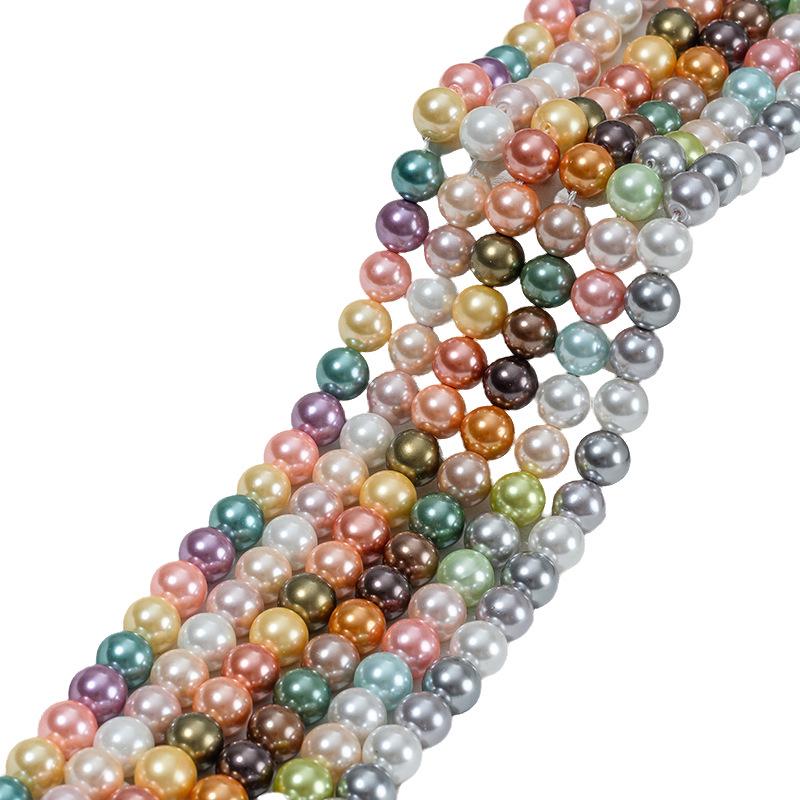 Contas de Pérola Barroca de Cores Misturadas para Fazer Colares DIY