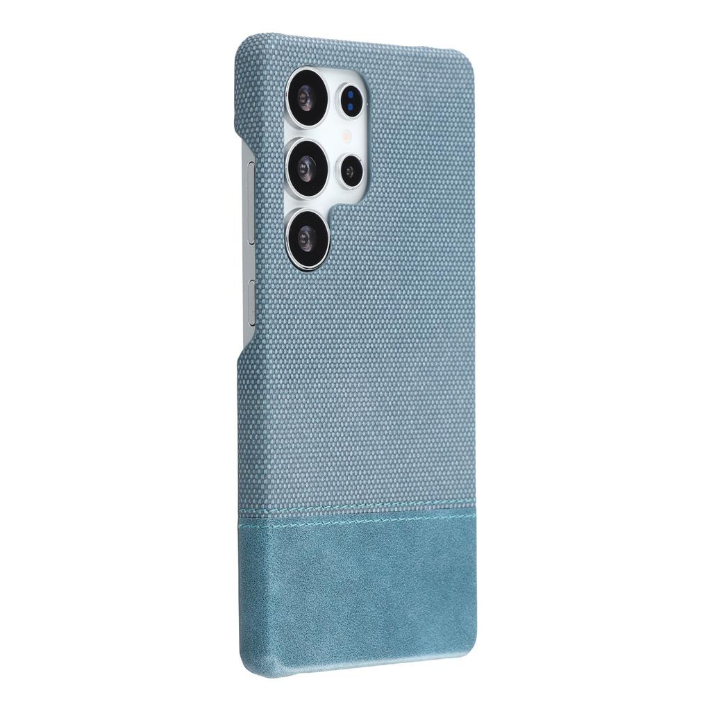 For Samsung Galaxy S24 Ultra Case PU Leather + PC Splicing Anti-Slip Phone Cover