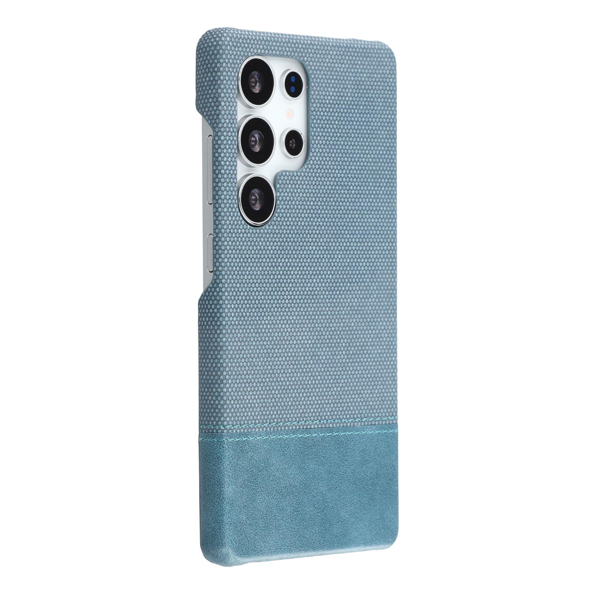 

For Samsung Galaxy S24 Ultra Case PU Leather + PC Splicing Anti-Slip Phone Cover