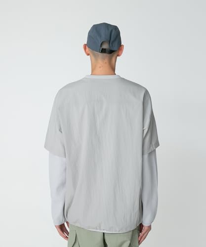 Snow Peak Breathable Quick Dry T-Shirt Gray XXL Unisex T-Shirt for Men and Women