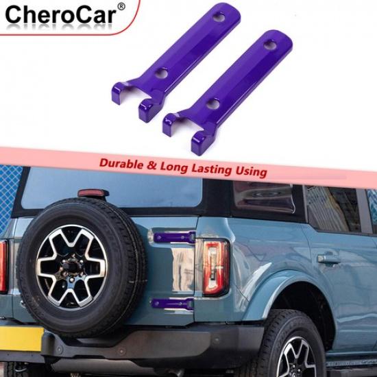 Heckscheibenwischerarm Glas Heckklappenscharnier Abdeckung Zierleisten-Kit Für + Ford Bronco