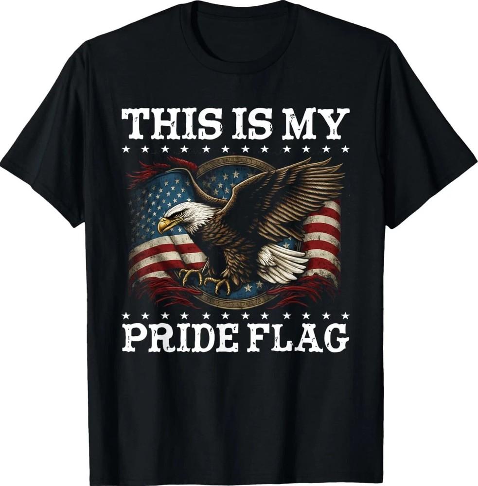 This Is My Pride Flag USA American 4th of July Patriotic T-Shirt