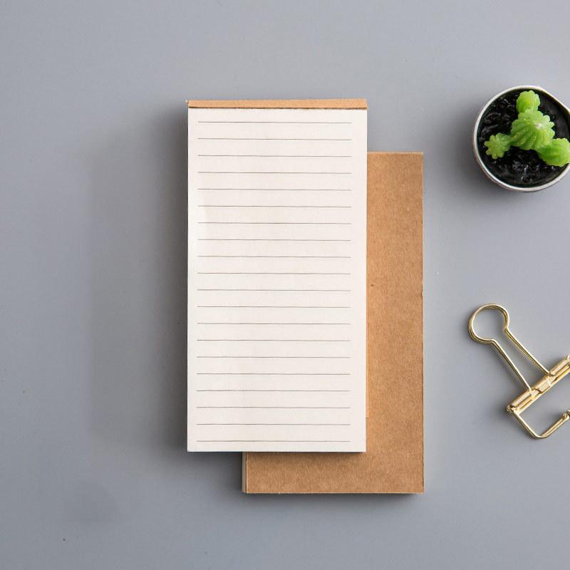4 Typy Kraftový Papír Zápisník Plánovací Papír Prázdný Zápisník Přenosný A Odtrhávací Zápisník Ins Blok na Poznámky Seznam Úkolů Plánovač Zápisník