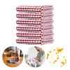 1/6/12Pcs Absorbent Hand Towels Cotton Yarn Kitchen Dishcloths Set Checkered Decorative Towels For Bathroom Decoration