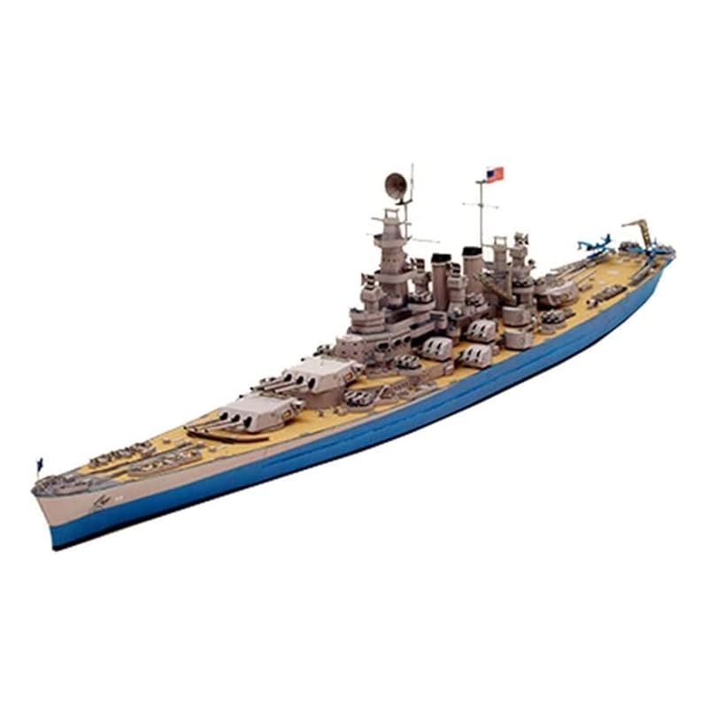 

3D assembly model paper craft boat 1/400 scale (North Carolina class battleship)