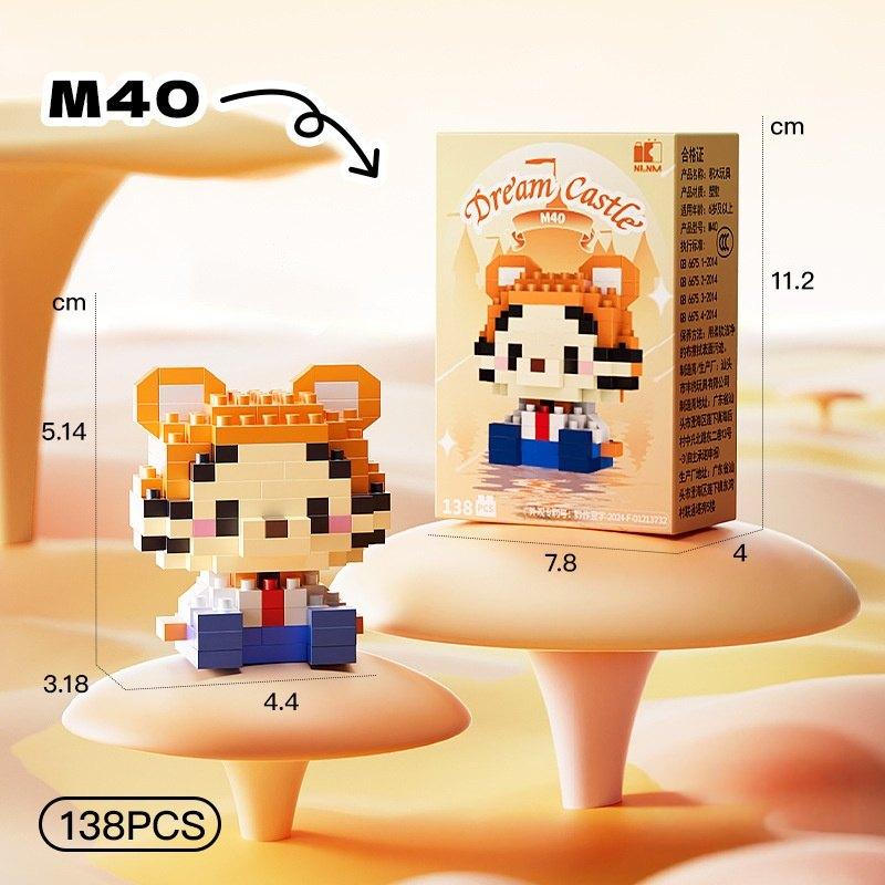Assembly Model Building Blocks, Doll Toys Are Suitable Educational Diy Games, Cartoon Anime Games, Back-To-School Learning