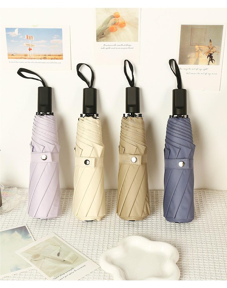 Doppelnutzungs-Sonnen- und Regenschirm - Manuell, Anti-UV, Robust, Faltbarer Sonnenschutz für Männer und Frauen