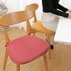 Thickened D-Shape Corduroy Seat Cushion For Dining Chairs,Classic Style,All-Season Comfort, Sewn Seam Closure, Multipurpose Use