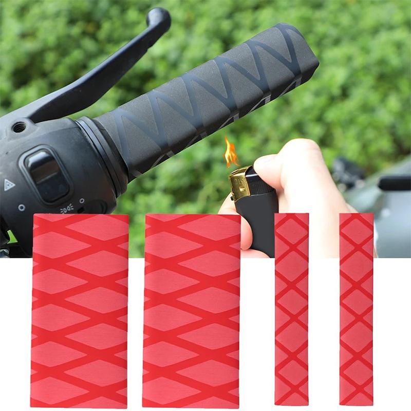 Non-slip Motorcycle Handle Cover Rubber Grip Glove Universal Heat Shrinkable Grip Cover Sleeve For BMW R1250GS R1200GS