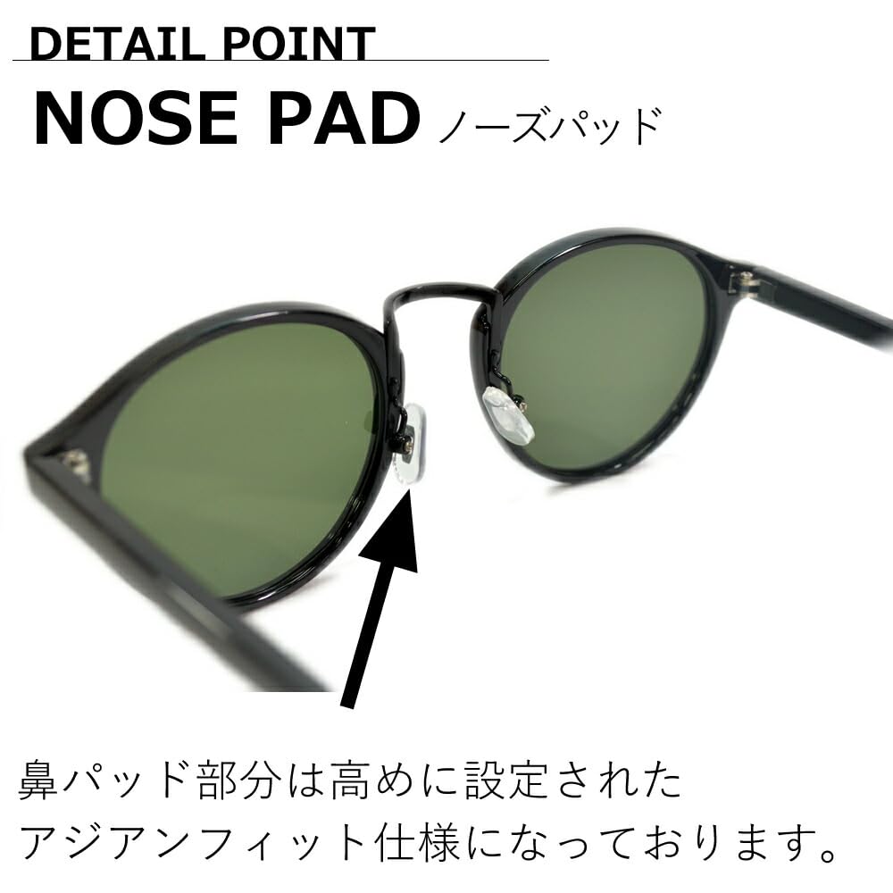 Polarized Sunglasses for Men and Women, UV Protection, Ultra-lightweight (17g), Boston Round Shape, with Colored Lenses.
