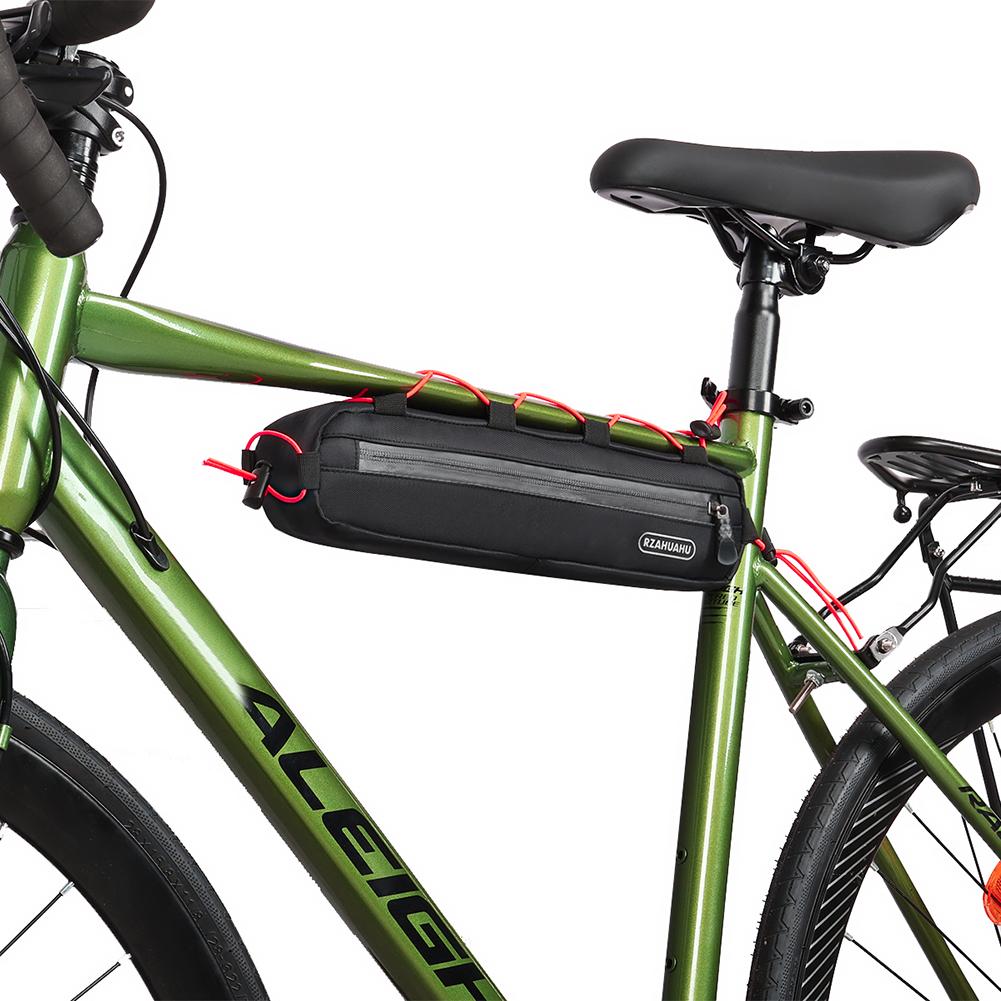 Bicycle Bag Nylon Bike Pouch Phone Case Waterproof Cycling Pannier Bag Large Capacity Easy Installation Cycling Equipment