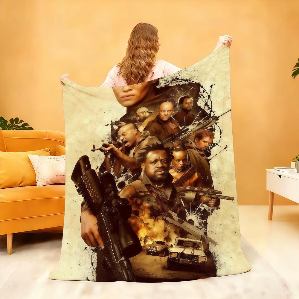Movie H Hunting J Jessica S B BrokS Blanket Soft Throw Blanket for Home Bedroom Bed Sofa Picnic Travel Office Rest Blanket Gift