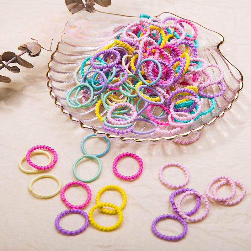 Children's Rubber Band Hair Band Thumb BandThreaded Hair Band Nylon Hair Band Seamless Hair Band