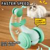 USB Charging Cat Interactive Whale Toy Running Car Plastic Cat Teaser Toy Interactive Automatic Rolling Ball