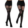 Black Hollow-Out Pantyhose Suspenders Fishnet Stockings Women Nightclub Tights Dance Sexy Fishing Net Stocking for Girls Socks