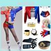 Suicide Squad Harley Quinn Cosplay Costume For Adults And Kids With Polyester Fabric For Role Play